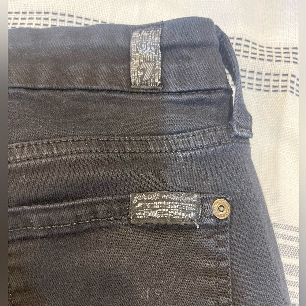 Black Skinny Jeans by 7 for all Mankind